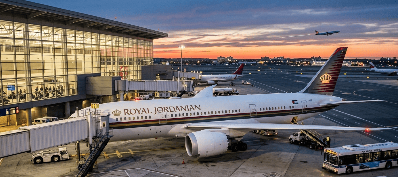 Royal Jordanian Crew Bus Involved in New York Road Accident After JFK Arrival
