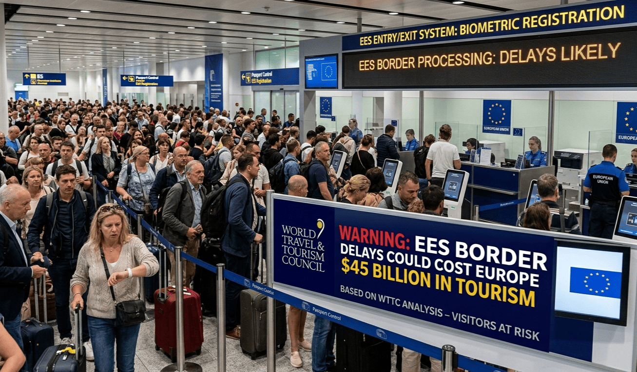 EES Border Delays Could Cost Europe $45 Billion, WTTC Warns