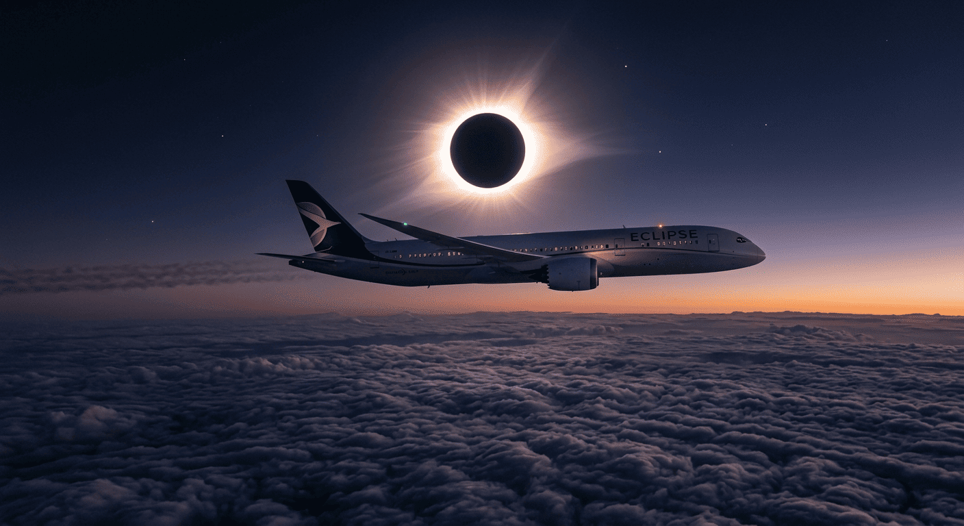 Chasing Totality Above the Clouds: Airlines Launch Special Flights for August 2026 Solar Eclipse