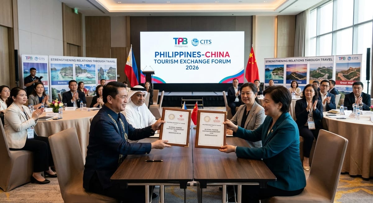 Philippines Eyes Tourism Expansion as Strategic Bridge to Strengthen Bilateral Relations with China