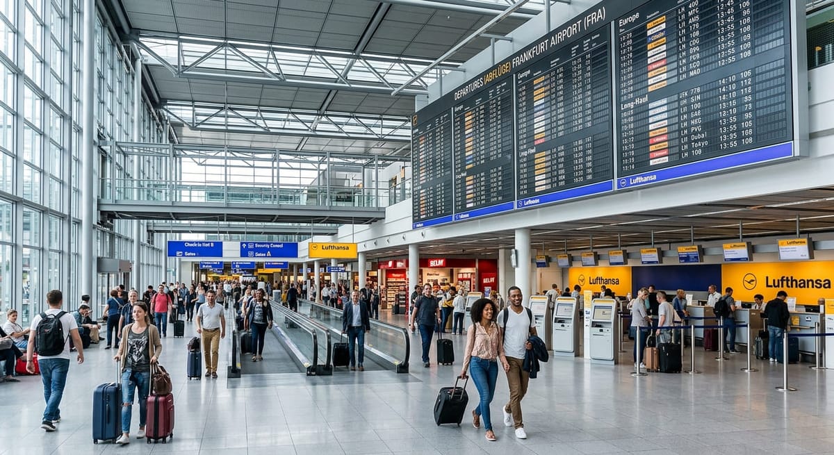 Frankfurt Airport Handles 6.2 Million Passengers in July Despite Fewer Flights