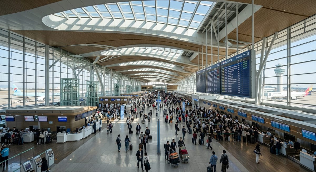 Incheon Passes London Heathrow and Changi to Lead Global Passenger Rankings