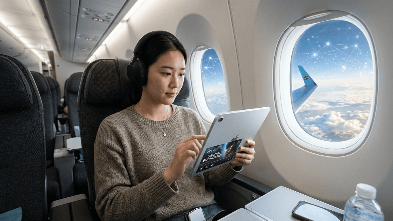 Korean Air Elevates In-Flight Connectivity with Free Starlink Wi-Fi alongside Real-Time AI Tour Translation