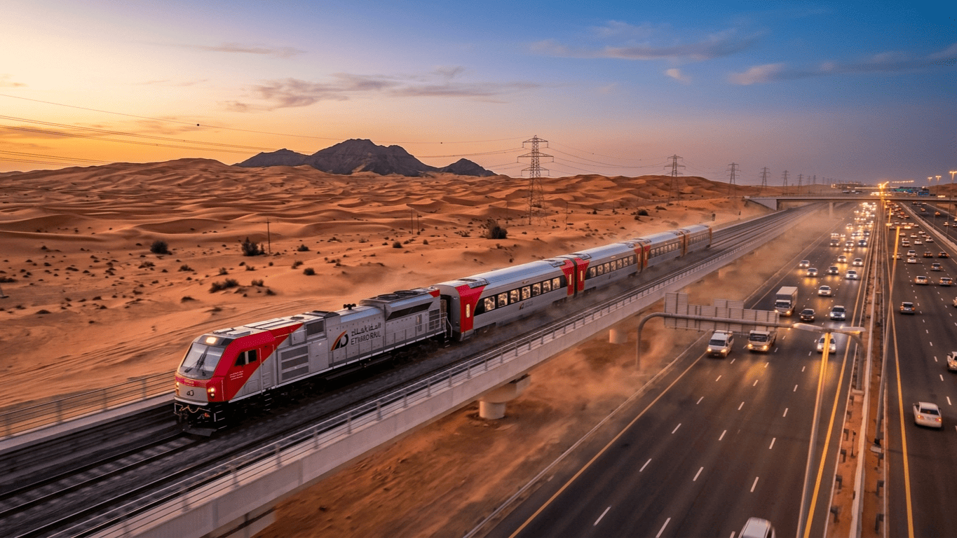 Etihad Rail Abu Dhabi–Dubai Passenger Line Opens New Era for Intercity Commuters