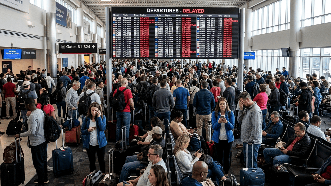 Thousands Stranded as American and Southwest Face Massive Flight Disruptions