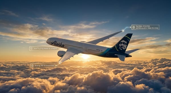 Crossing the Atlantic: Alaska Airlines Adds Nonstop Seattle Flights to Athens and Paris