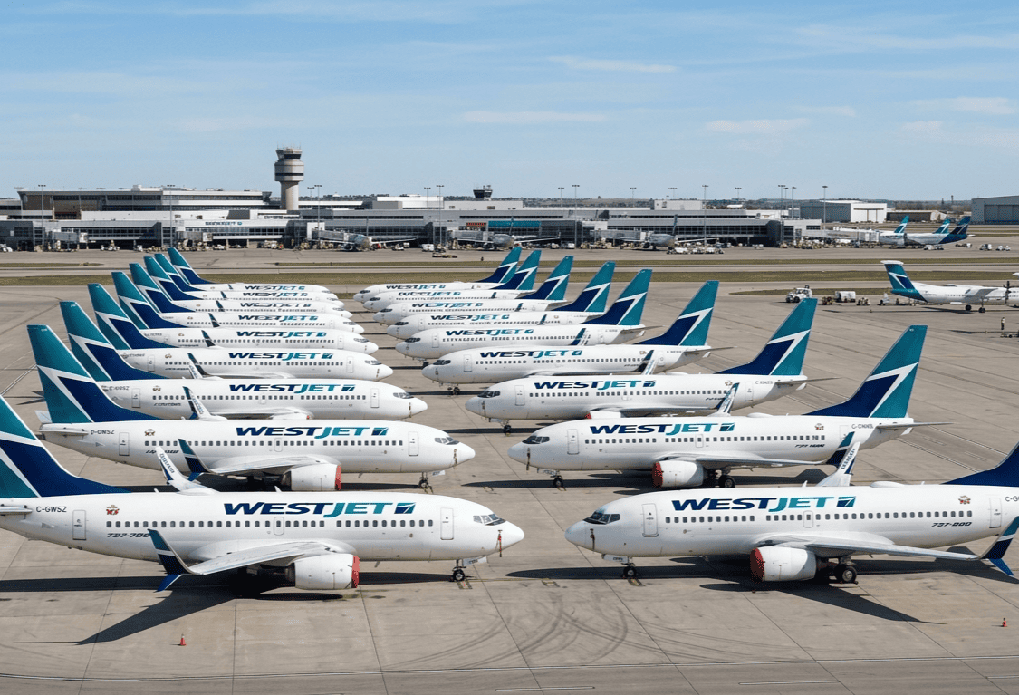 WestJet Flight Attendants Walk Off the Job as Strike Grounds Hundreds of Long Weekend Flights