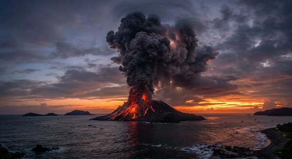 Anak Krakatau Eruption Grounds 1,558 Flights Across Indonesia, Stranding 170,000 Passengers