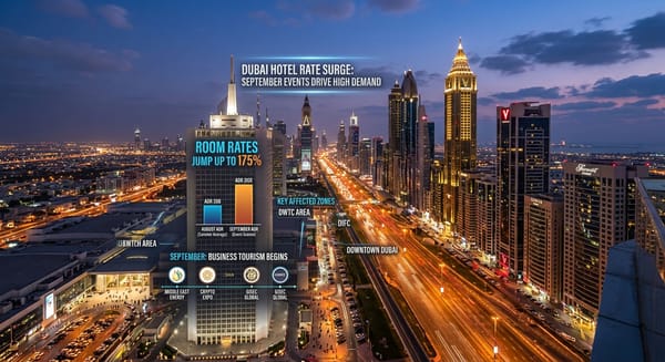 Dubai Hotel Rates Surge Up to 175% as Autumn Event Season Drives High Demand