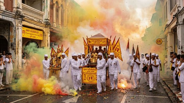 Phuket Vegetarian Festival 2026 Expects 1.4 Billion Baht Economic Boost